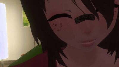 Anime femboy gets his monster cock sucked by a horny bud