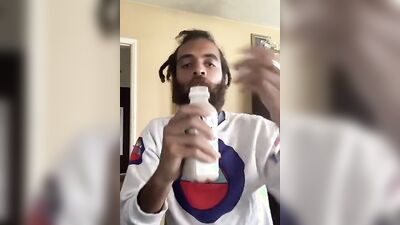 Rock Mercury is filming his fan requested video in the bedroom