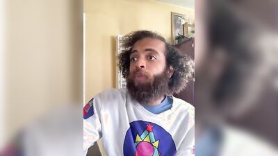 Rock Mercury is filming his fan requested video in the bedroom