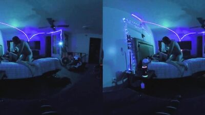 Two naughty amateur blokes are having se in the bedroom