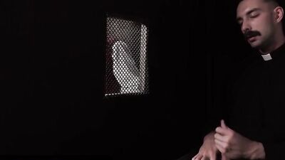 Church chap is getting fucked hard inside the confession room
