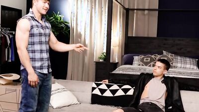 Good looking chap is getting screwed hard on the couch