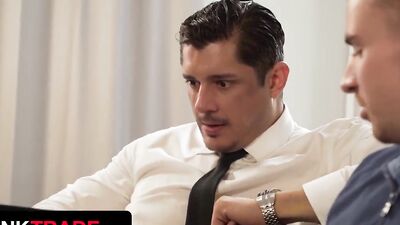 Edward Terrant, Rocky Vallarta, Ryan Bones & Ryan Jacobs shag in 4some