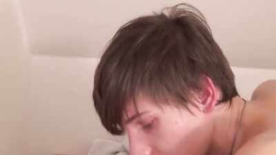 Johny Cherry and his college bud are enjoying in some gay action