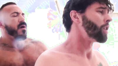 Alessio Romero & Jackson Fillmore are barebacking in this scene