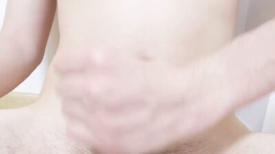 Amateur Italian chap plays with cock in front of the cam