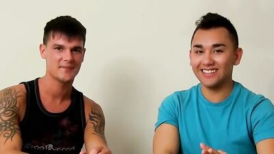 Justin Cox & Lucas are fucking hard in this close-up footage