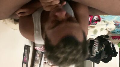 Cock hungry bloke is giving his African mate some nice bj