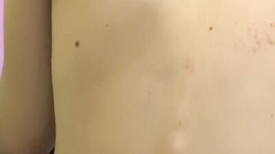 Skinny blond chap gets his tight hole nailed with roommate's rick
