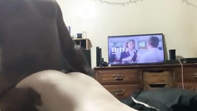Amateur chap is having sex with his boyfriend in homemade interracial scene