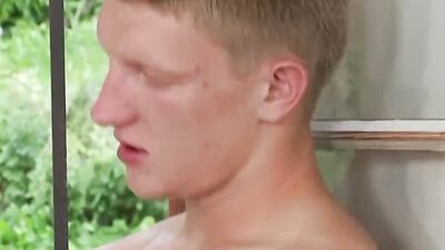 Good looking chap bends and gets shagged by his horny stepbrother
