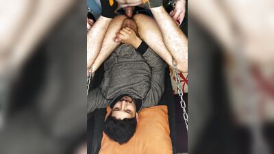 Two Columbian blokes are having sex in this raw footage