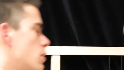 Cute twink gets his spicy hole nailed with stepbrother's hard schlong