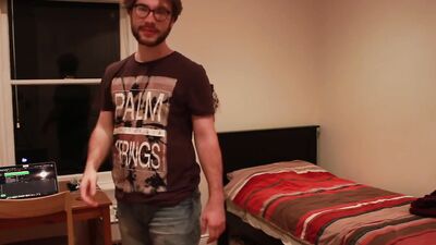 Pervertes Jade Granite is stroking his prick in this fan requested video