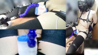 Masked bloke gets his tiny prick teased in this homemade performance