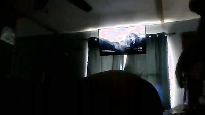 Lad rides his huge dido in front of the cam