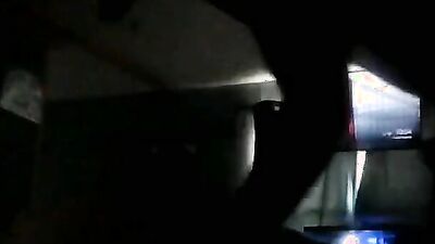 Lad rides his huge dido in front of the cam