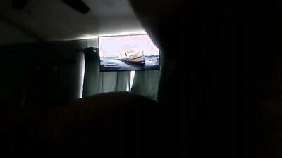 Lad rides his huge dido in front of the cam