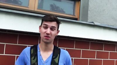 Perverted bloke is shoving a cock deep down amateur Czech dude's ass