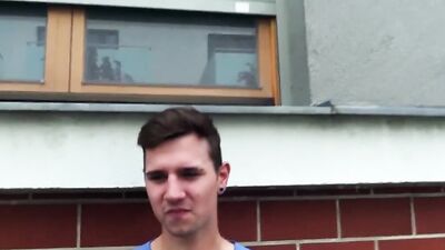Perverted bloke is shoving a cock deep down amateur Czech dude's ass