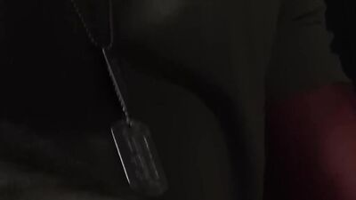 Aaron Trainer is having fun in some barebacking inside the tent