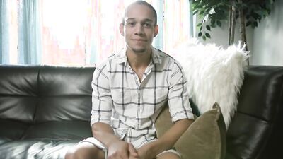 Amateur chap is enjoying in some time alone in this video