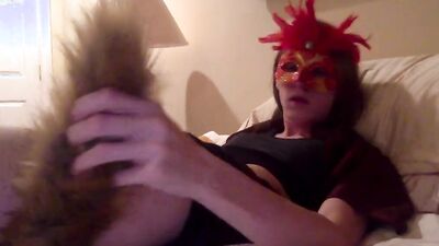 Kitty Ukimari is jerking his cock in front of the camera