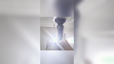 Amateur lad gets his tight ass destroyed with a huge dildo