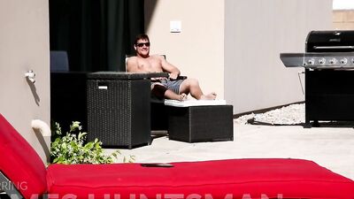 James Huntsman and his beefed bud are shagging in their apartment