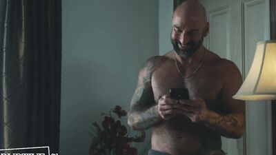Tristan Hunter gets his hole nailed with beefed stepdad's hard prick