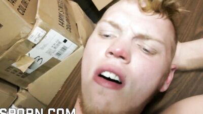 Cute chap bends on he tale and gets bonked by his perverted mate