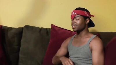 Amateur African fellow gets his fuck hole nailed with a BBC