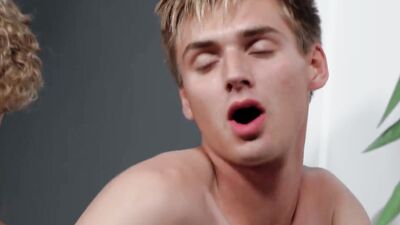 Ashton Silvers and his stepbrother are enjoying in some hard anal drilling