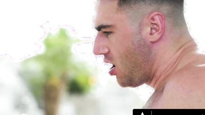 Michael Boston and his next door bud are barebacking hard