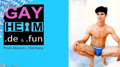 Cute teen his playing with his perverted photographer's hard prick