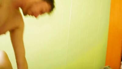 Lad wraps his hairy ass around partner's big dick in this raw video