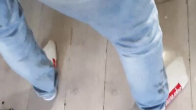 Russian chap is shoving his big dick into the can