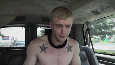 Joe and horny stranger are fuckin hard in the van