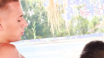 Taylor Mason & David Sky are enjoying in hard anal drilling