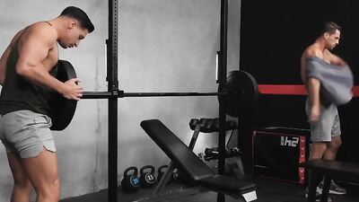 Dalton Riley & Roman Todd are shagging after the workout