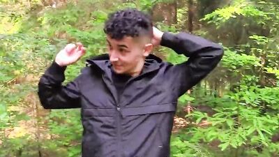 Kace Axel and his buddy are fucking deep inside the forest