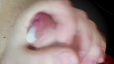 Amateur chap is jerking his pecker in this homemade compilation