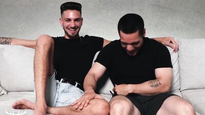 Liam Sky gets his tight ass destroyed with Andrew Miller's hard pecker