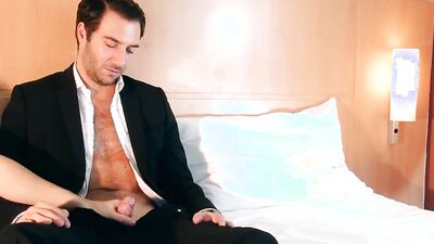 Straight gentleman is paying with cock in front of the camera