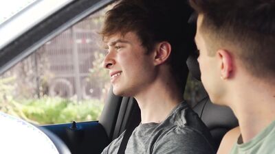 Evan Knox and his stepbrother are shagging in the bedroom