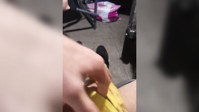 Naughty amateur Russian is drilling his tight hole with banana