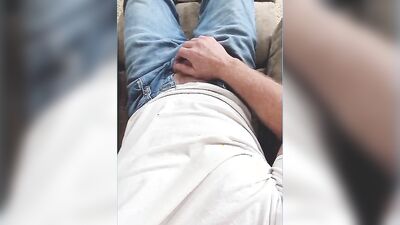 Horny dude is playing with his wood in this hot compilation video