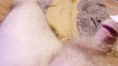 Pup and Boy are playing with each other's hard prick in this scene