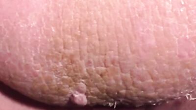 Perverted stepdad is teasing his tiny pecker in this close-up footage
