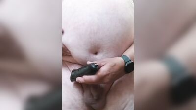 Amateur bloke is shaving his genitals in this hot homemade solo performance